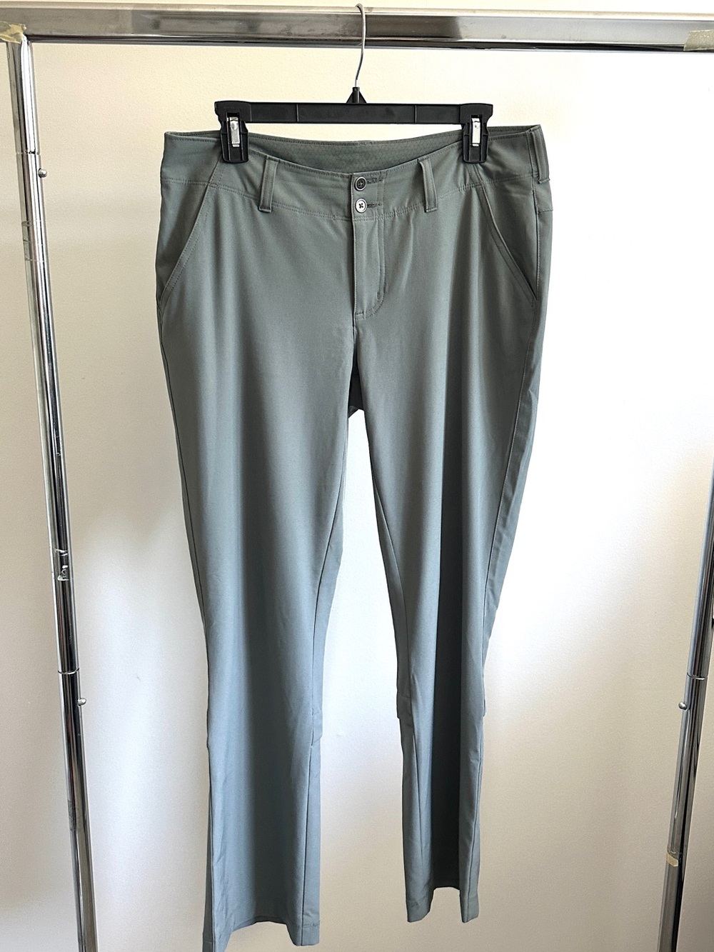 Columbia Omni-Shield Convertible Pants Grey Hiking Sz 10 Stretch - Picture 2 of 14